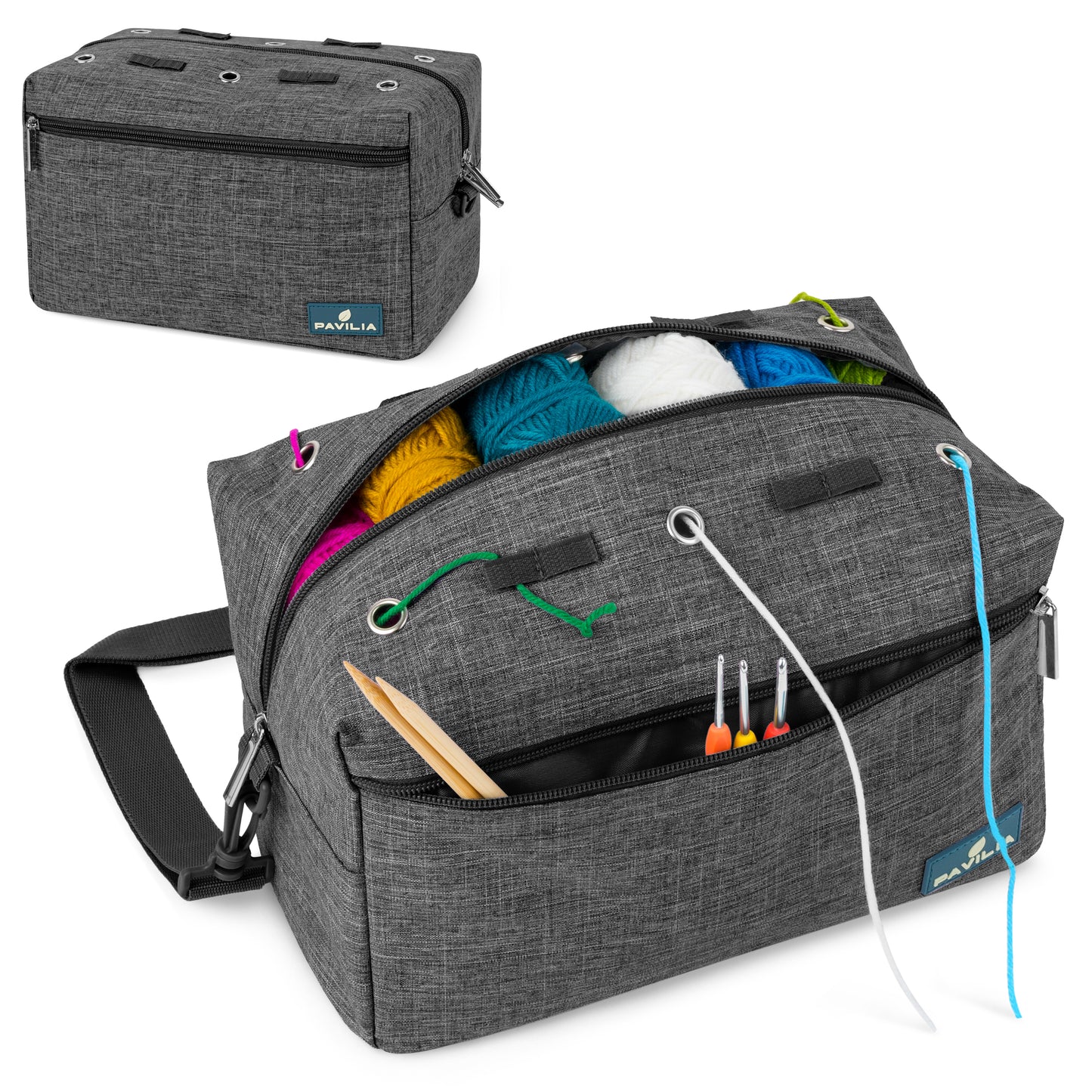 Compact Yarn Organizer Knitting Bag