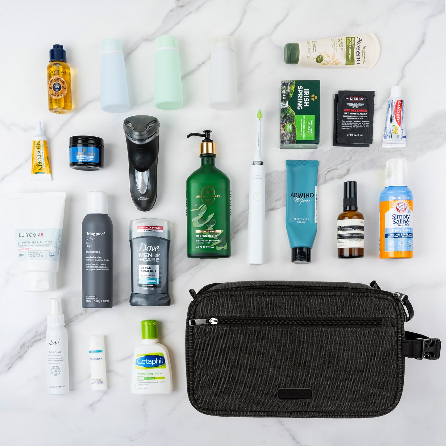 Canvas Dopp Kit Toiletry Bag