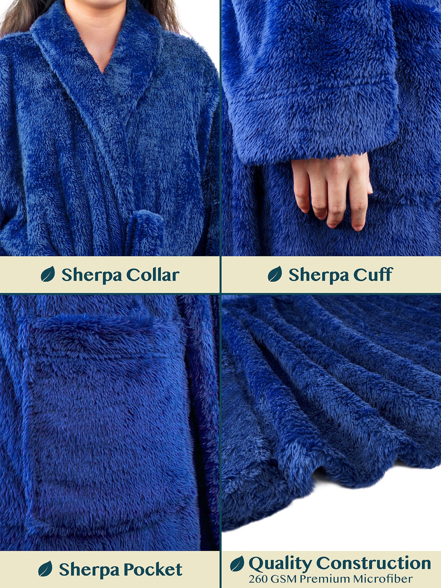 Women's Sherpa Fluffy Robe