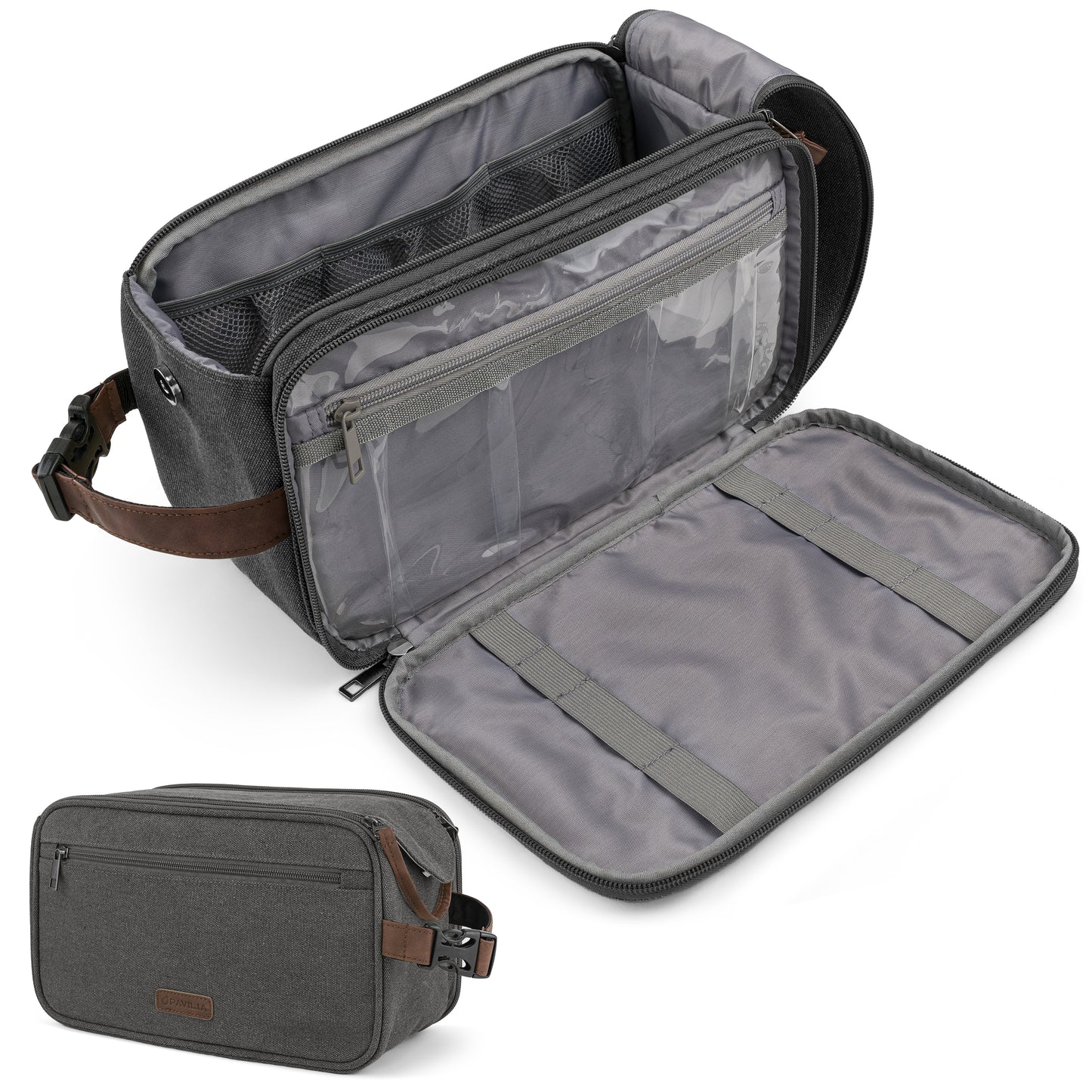 Canvas Dopp Kit Toiletry Bag