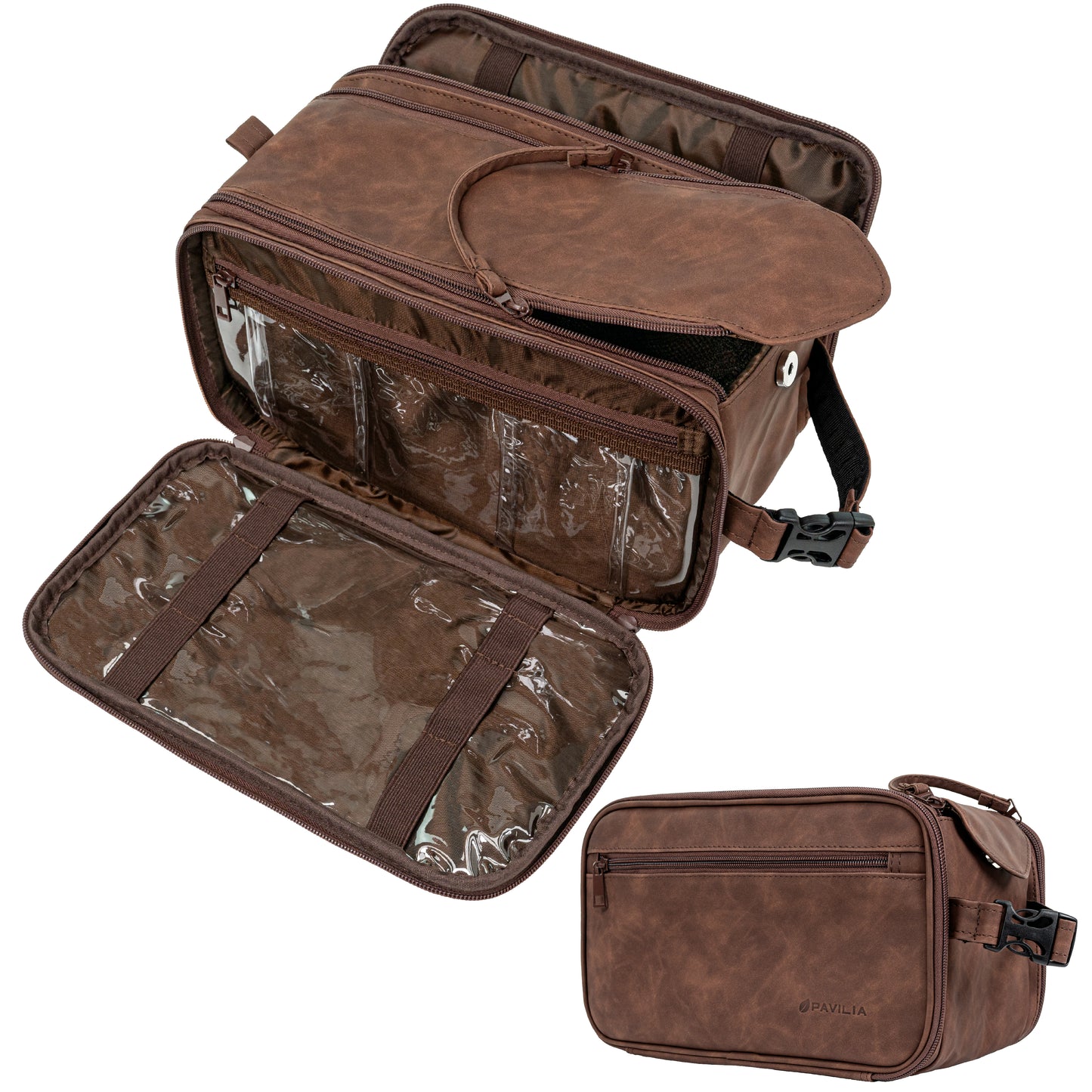 Men's Deluxe Dopp Kit Toiletry Bag