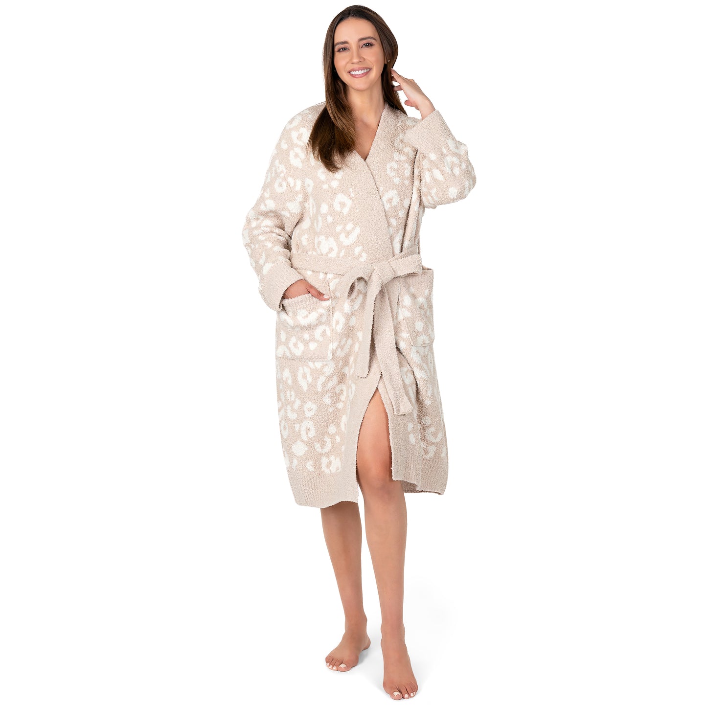 Women's Buttery Soft Knit Short Robe