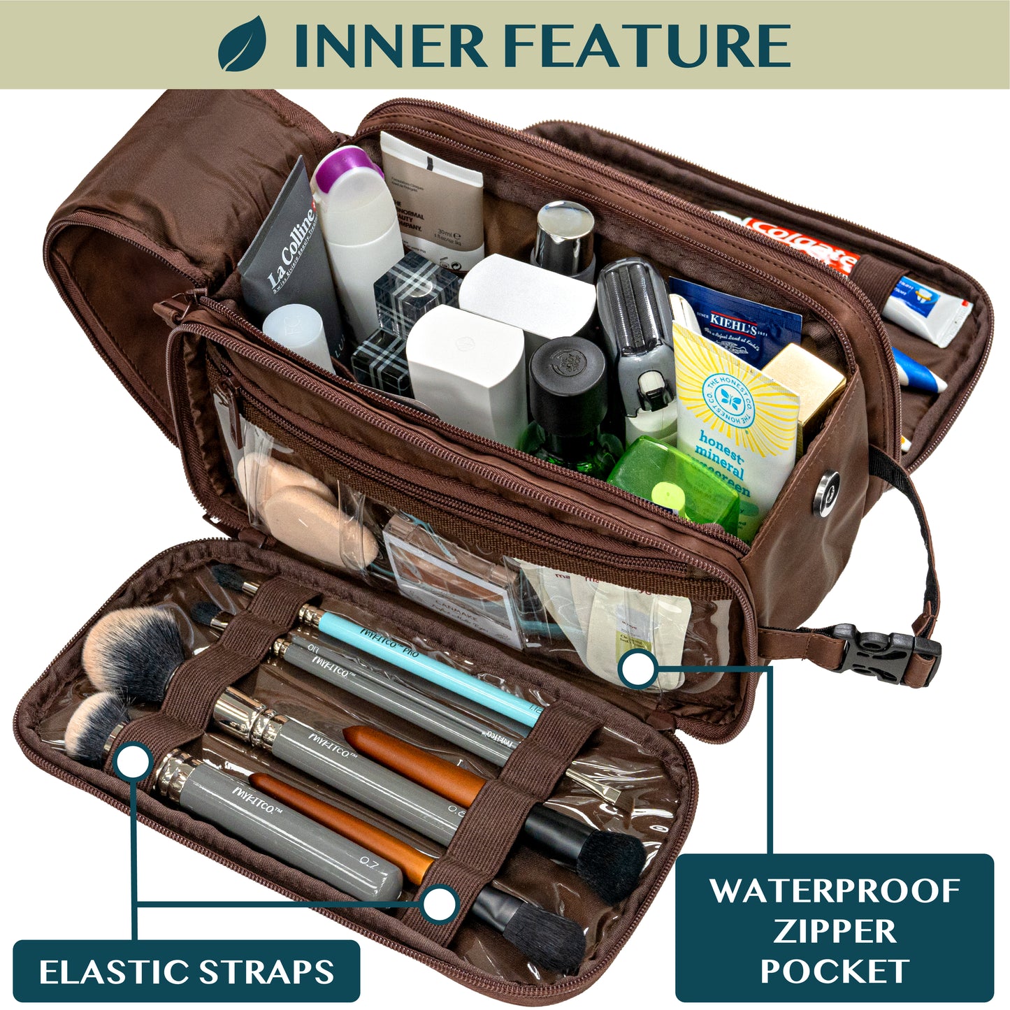 Men's Deluxe Dopp Kit Toiletry Bag