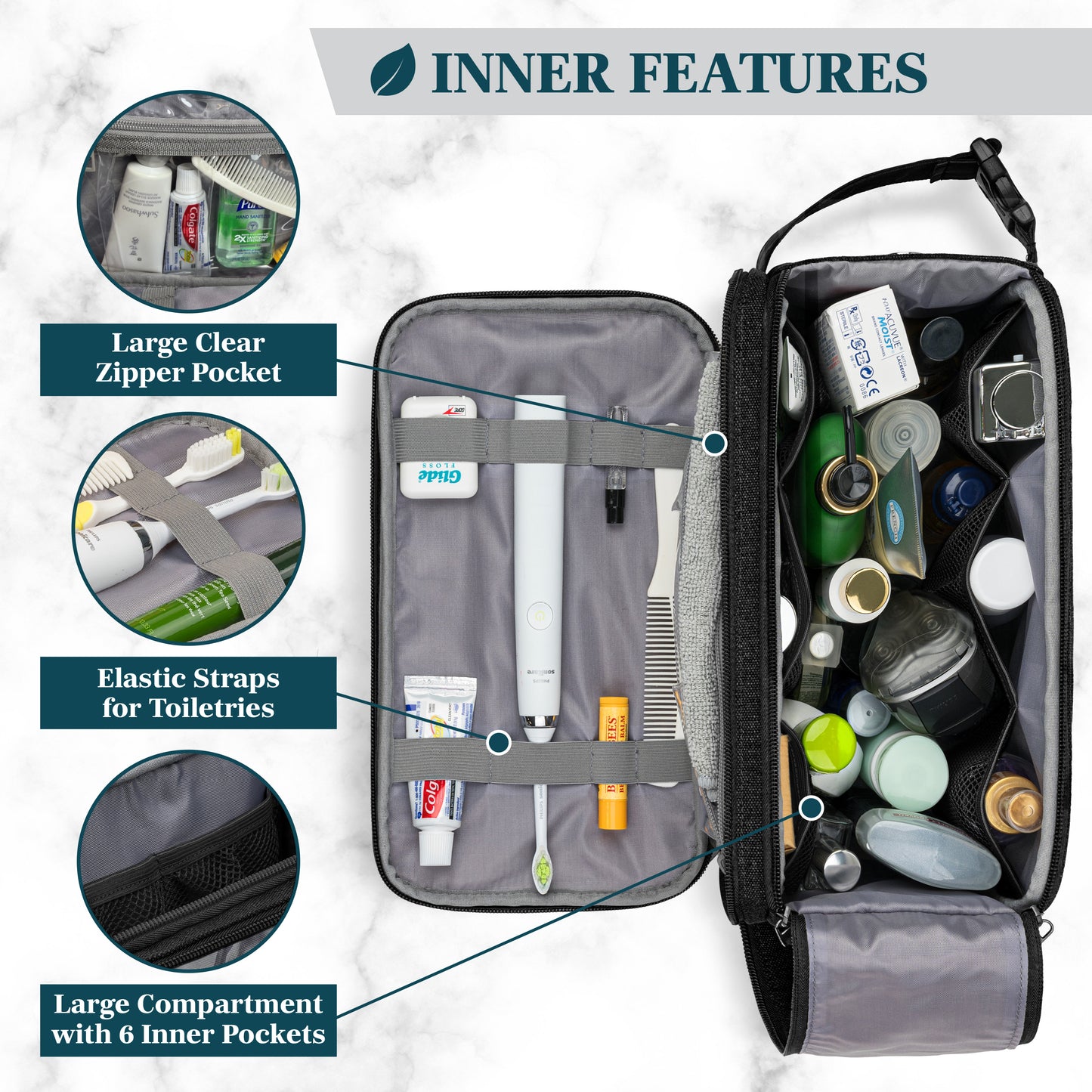 Canvas Dopp Kit Toiletry Bag