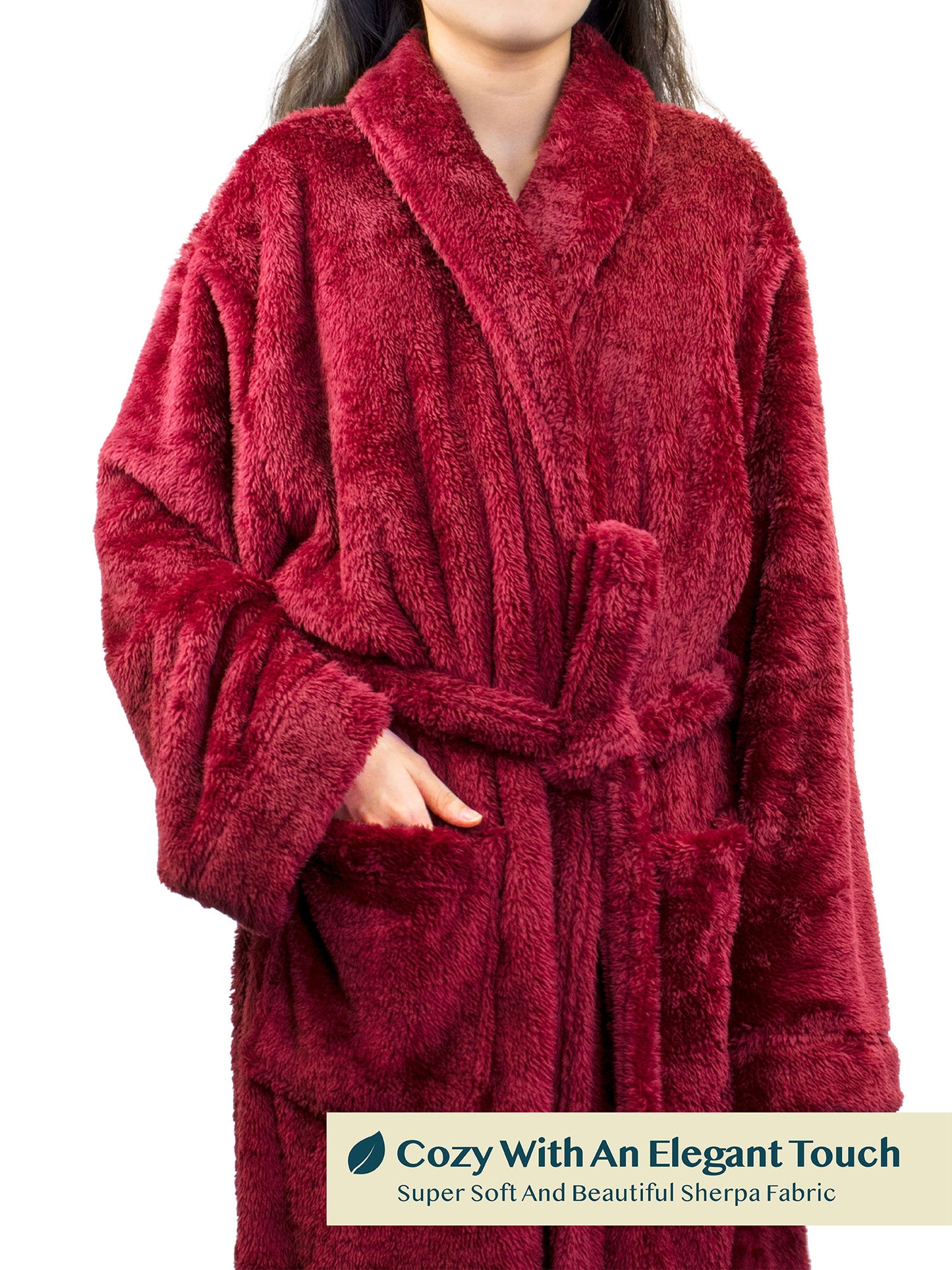 Women's Sherpa Fluffy Robe