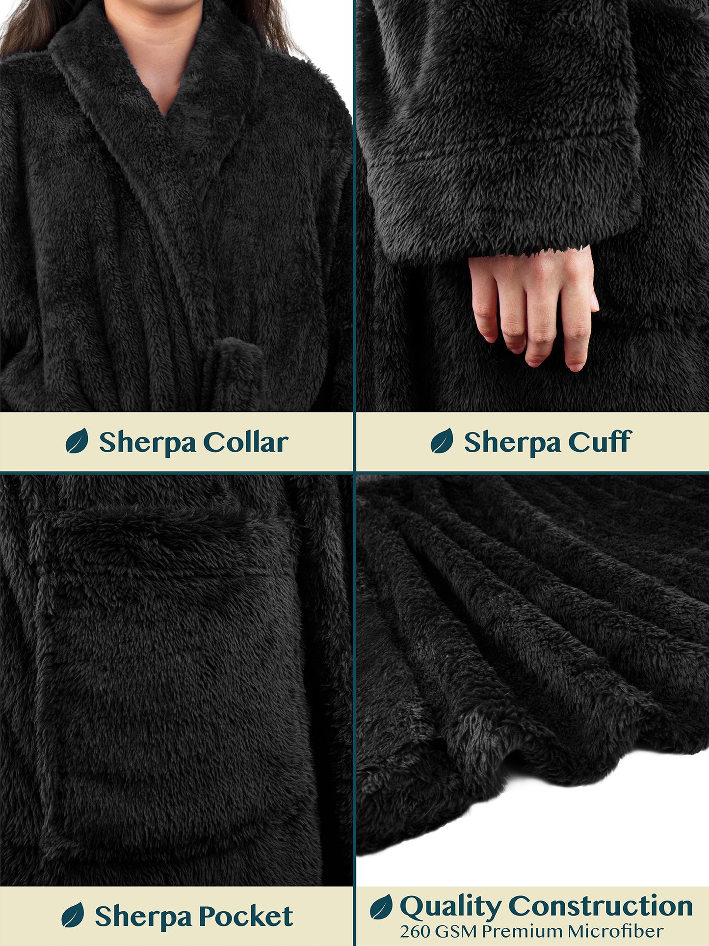 Women's Sherpa Fluffy Robe