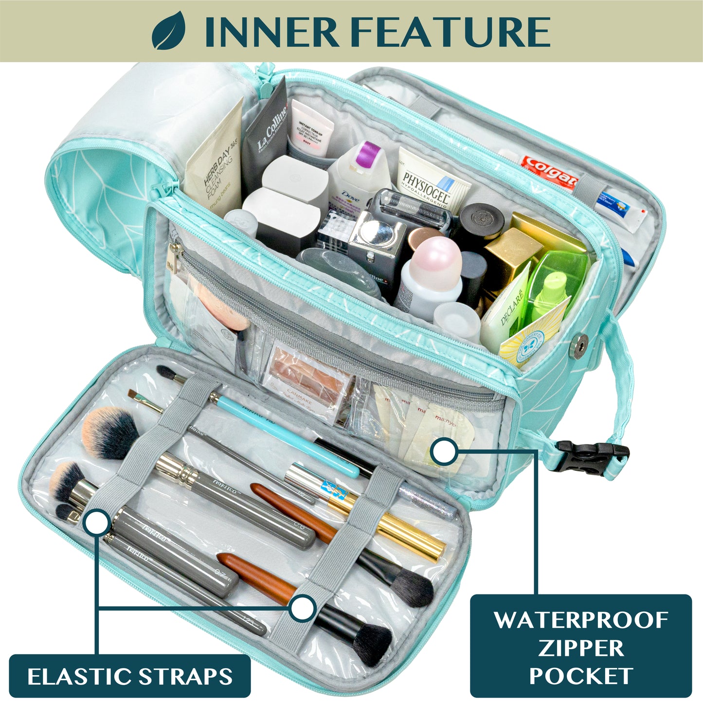 Men's Deluxe Dopp Kit Toiletry Bag