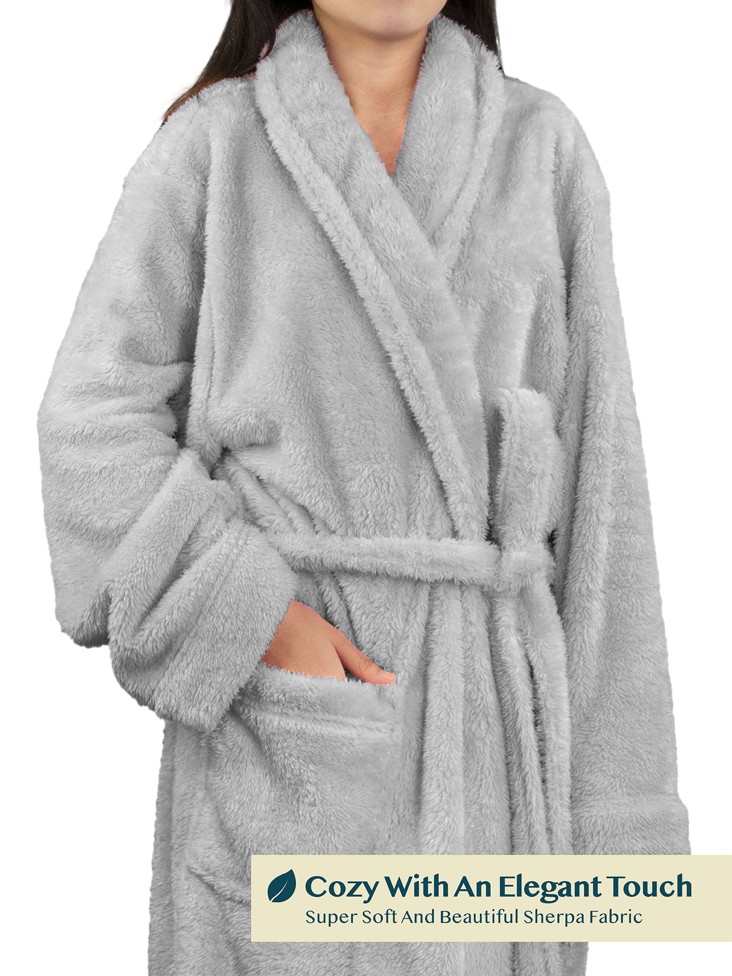 Women's Sherpa Fluffy Robe