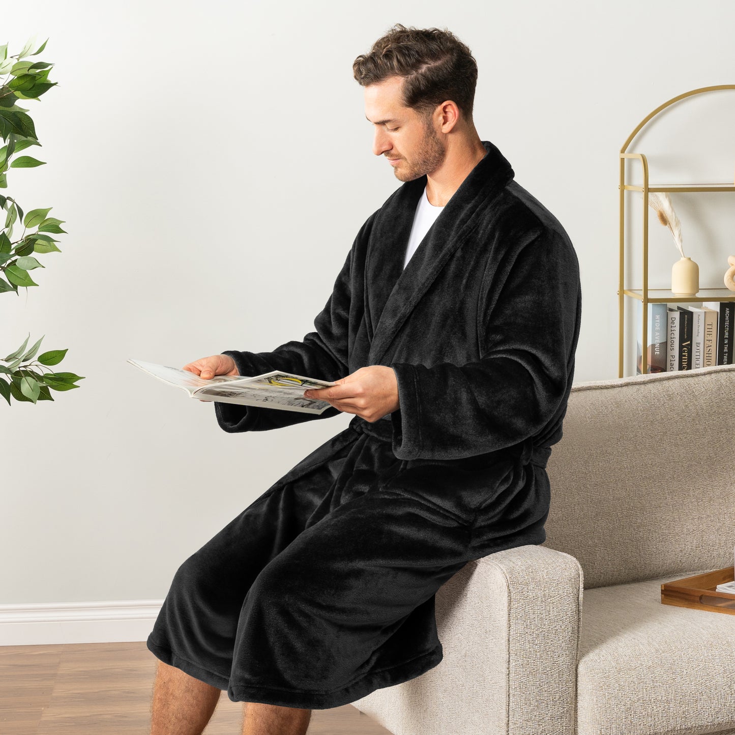 Men's Classic Fleece Robe