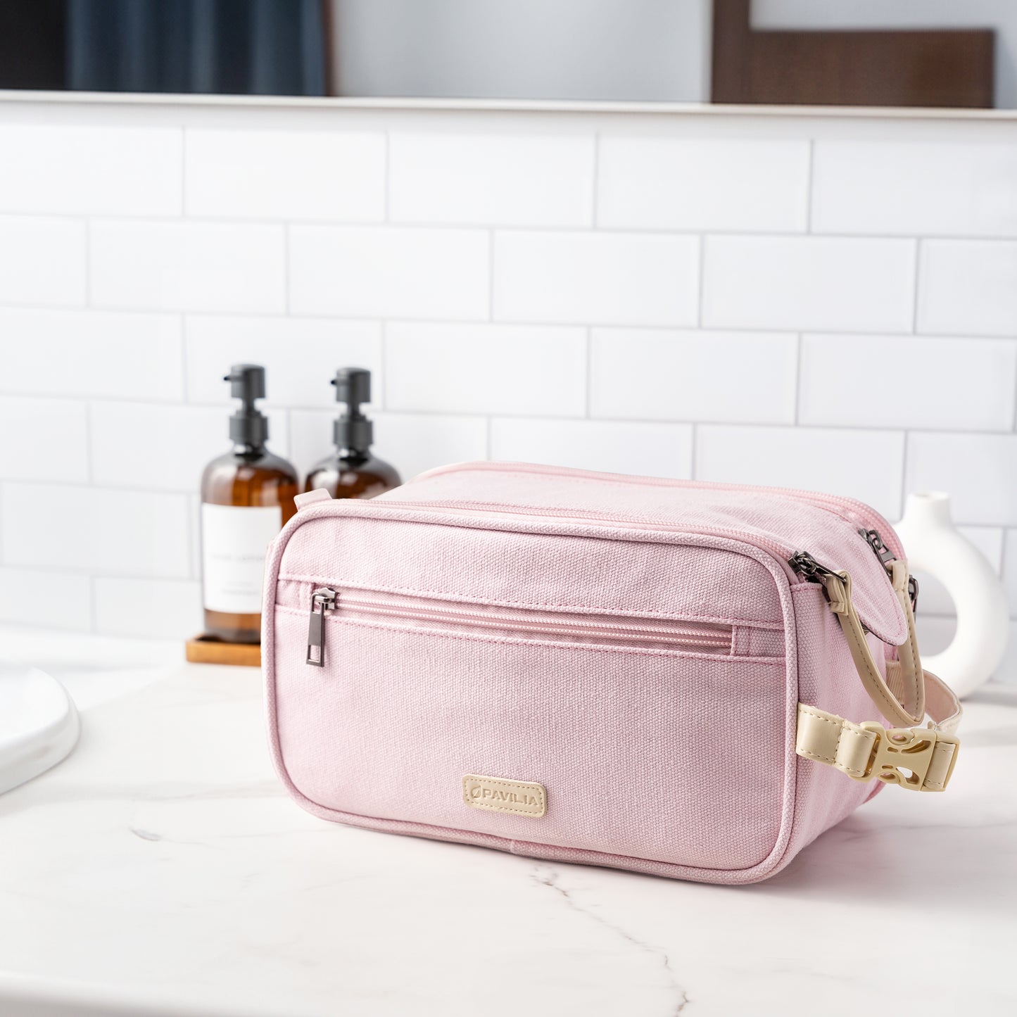 Canvas Dopp Kit Toiletry Bag