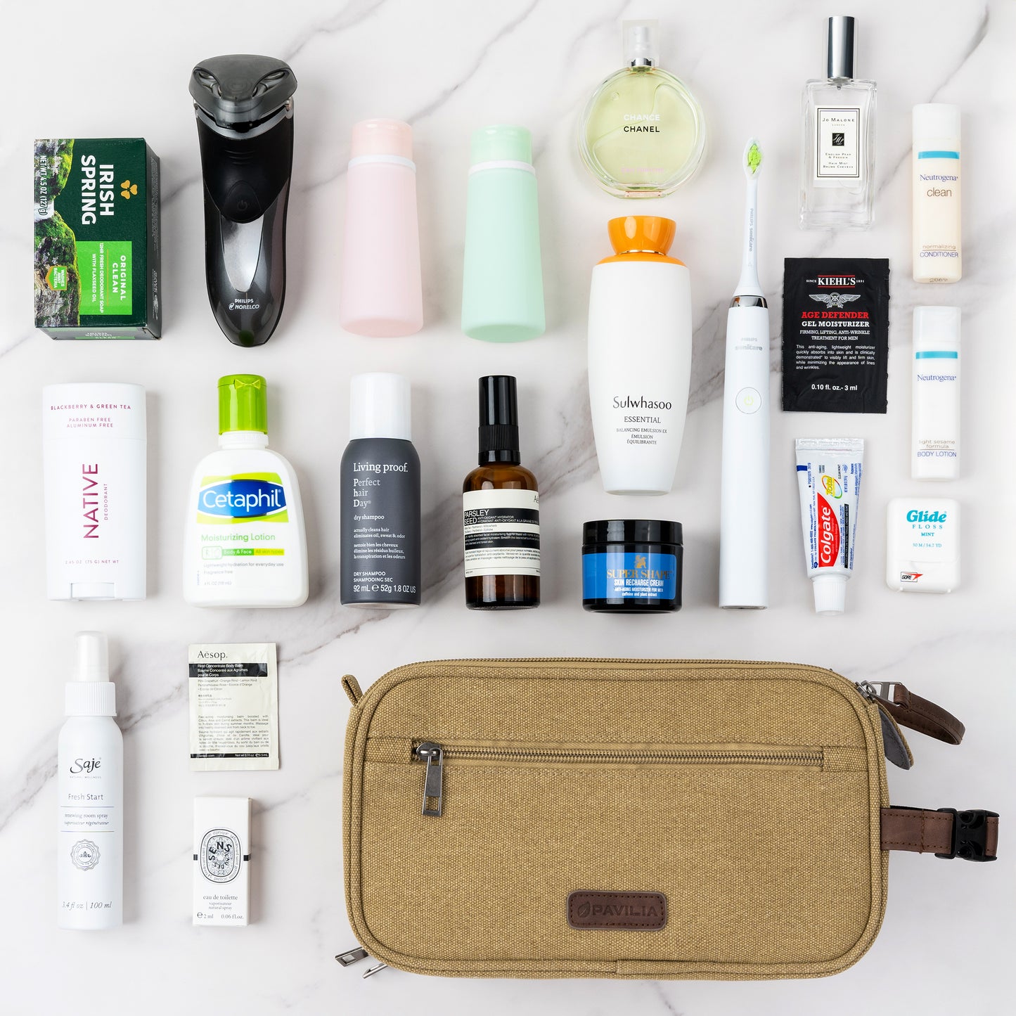 Canvas Dopp Kit Toiletry Bag
