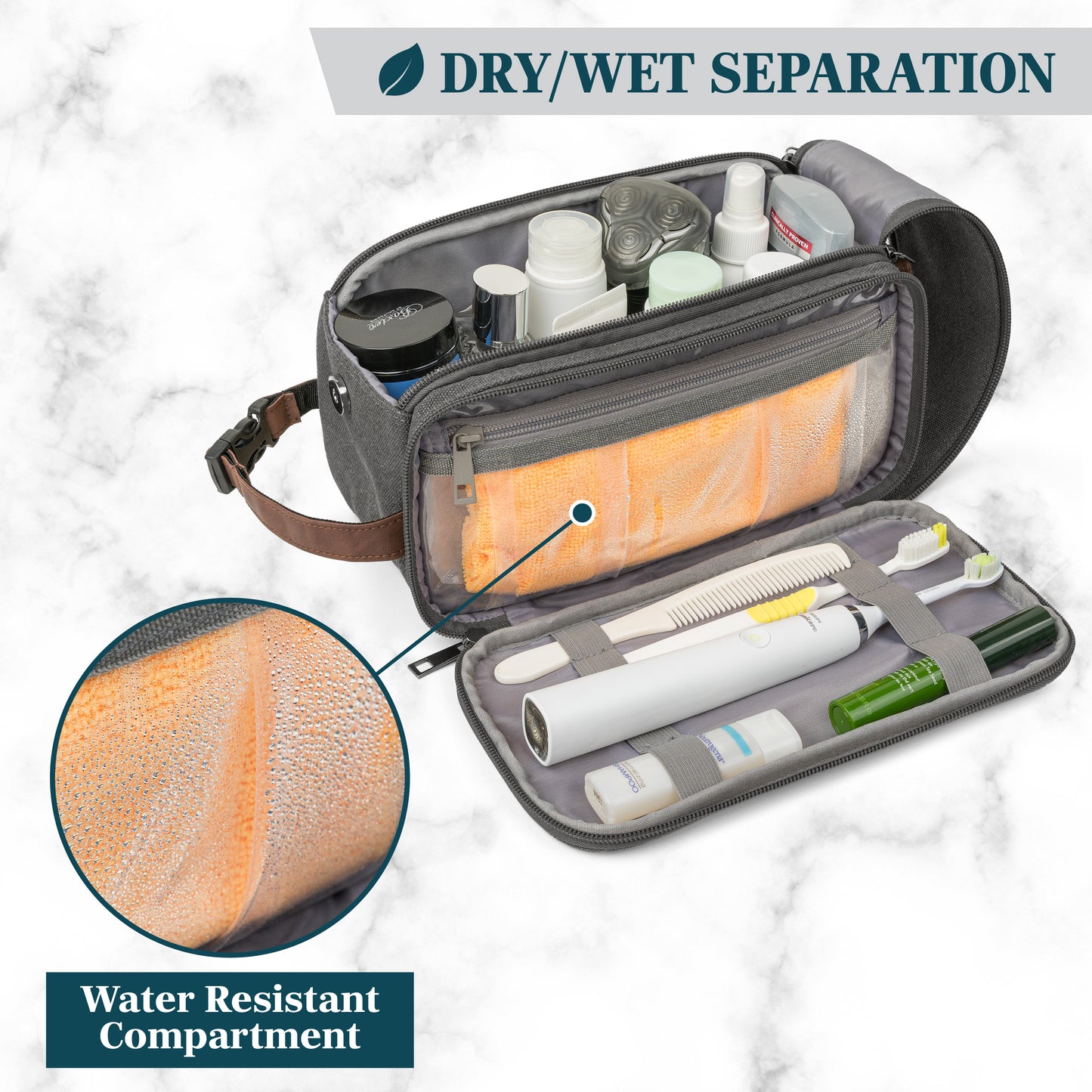 Canvas Dopp Kit Toiletry Bag