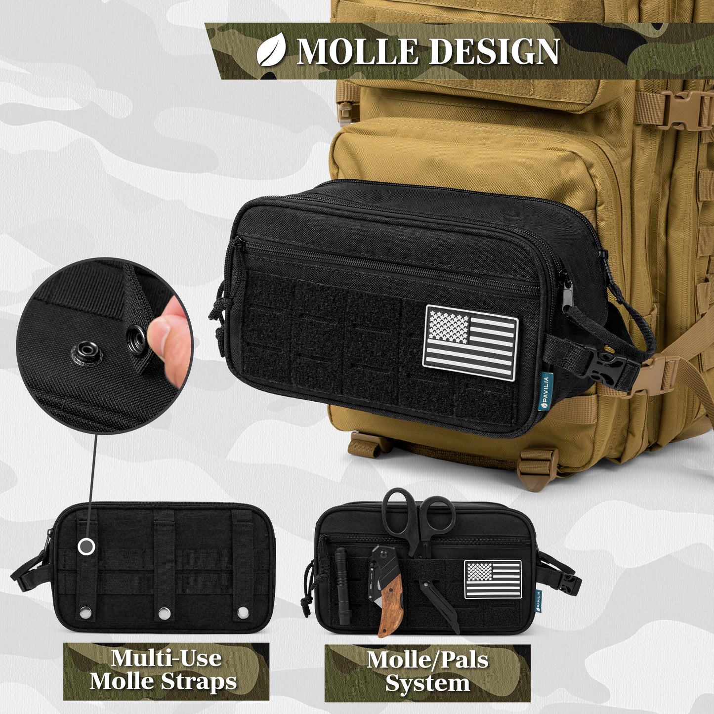 Military Tactical Toiletry Bag