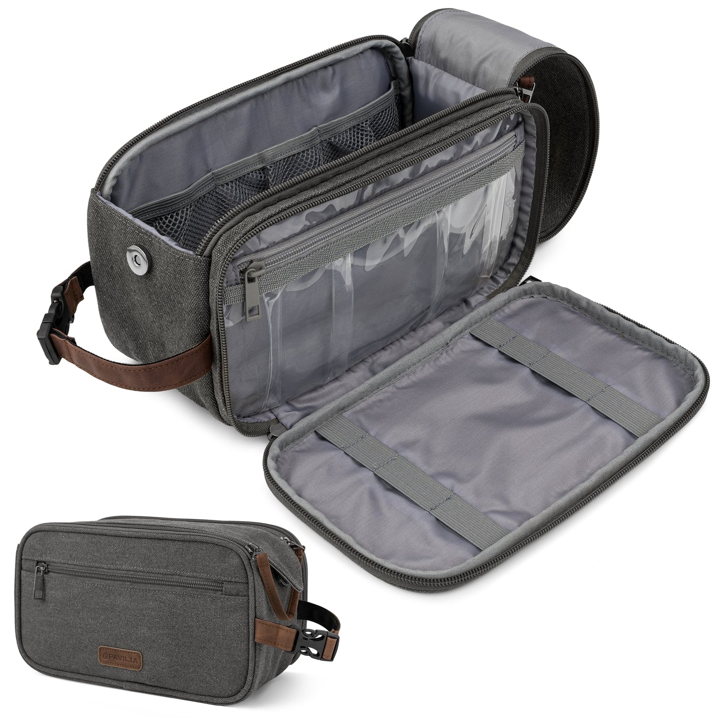 Canvas Dopp Kit Toiletry Bag