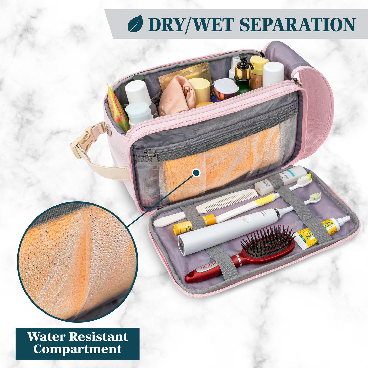 Canvas Dopp Kit Toiletry Bag