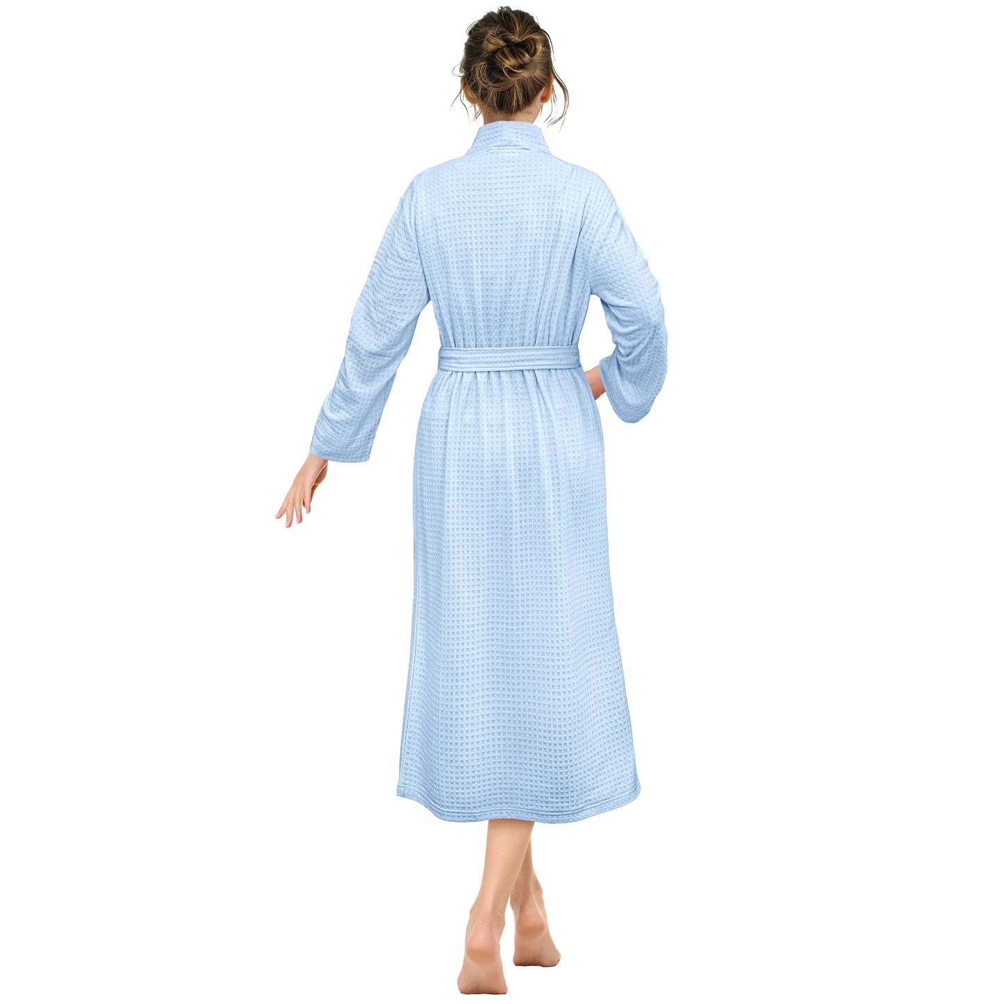 Women's Waffle Texture Knit Robe