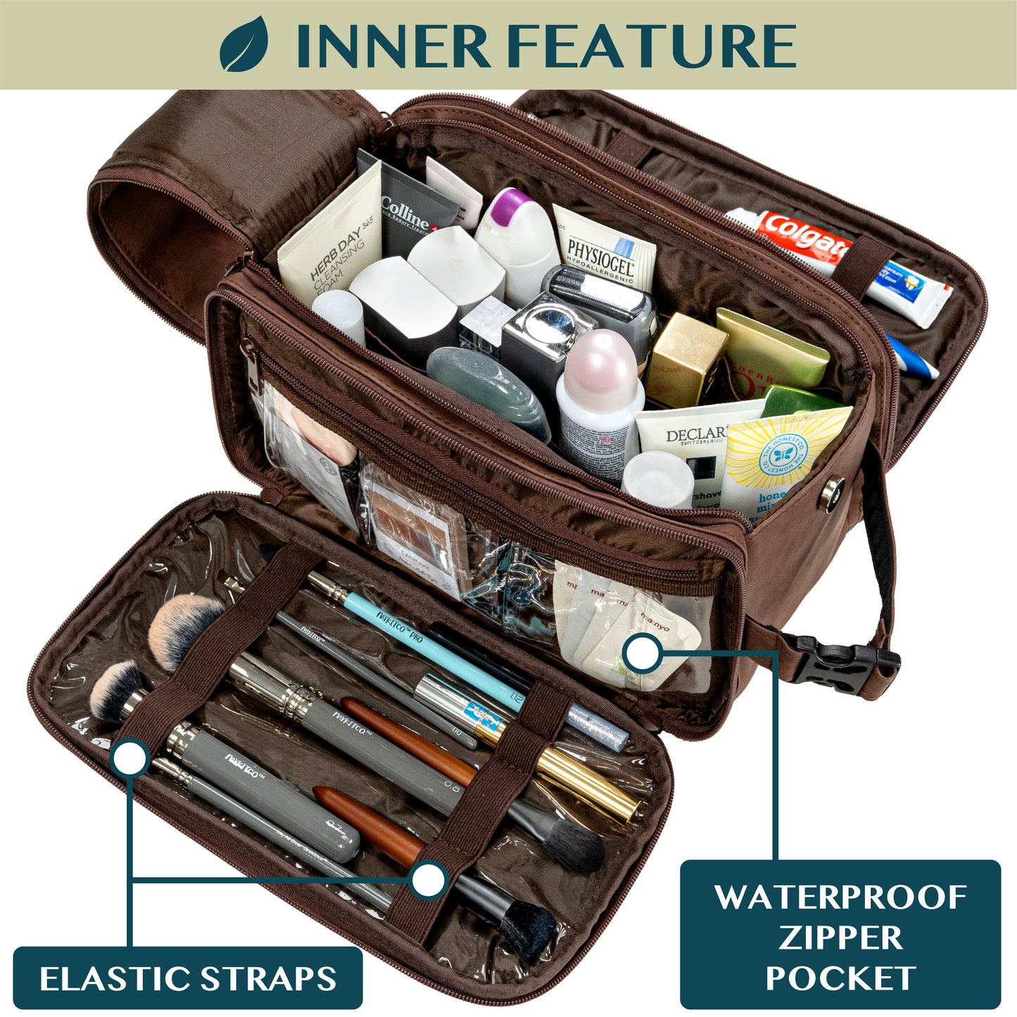 Men's Deluxe Dopp Kit Toiletry Bag