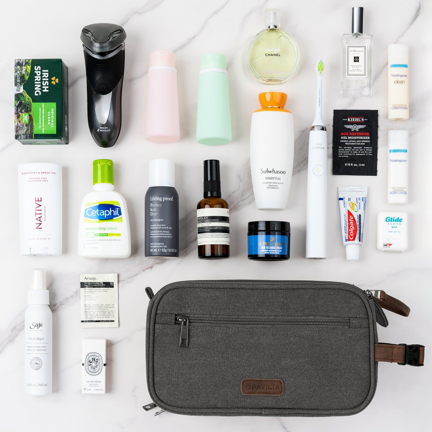 Canvas Dopp Kit Toiletry Bag