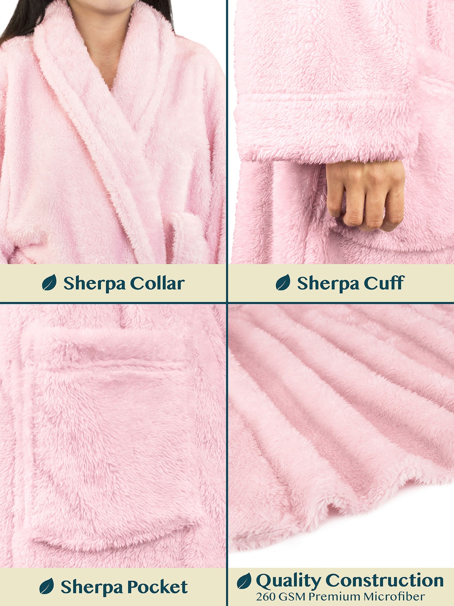 Women's Sherpa Fluffy Robe
