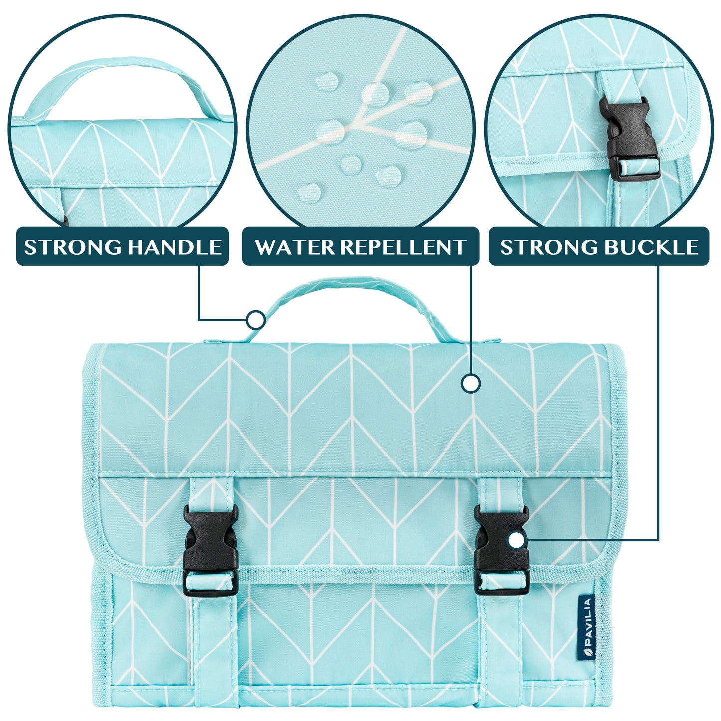 Buckle Hanging Toiletry Organizer Bag