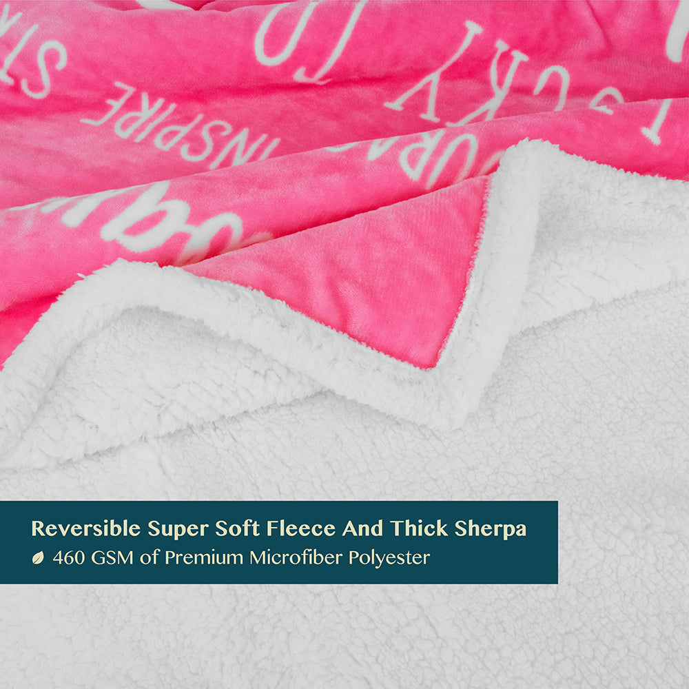 Love and Friendship Throw Blanket