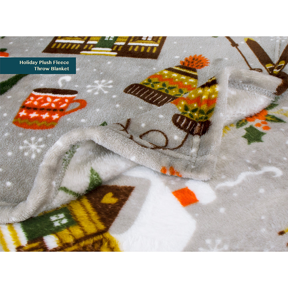 Christmas Fleece Throw Blanket