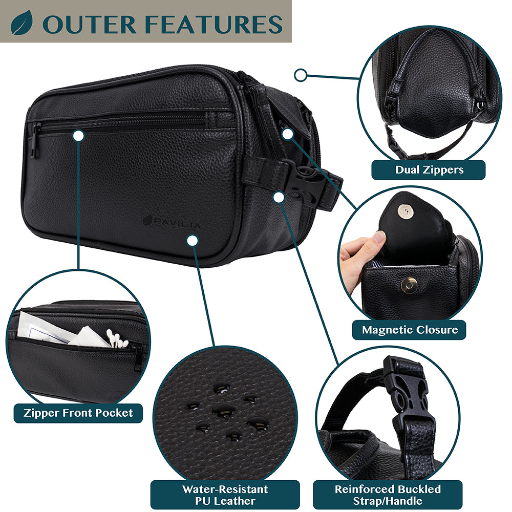 Men's Classic Dopp Kit Toiletry Bag