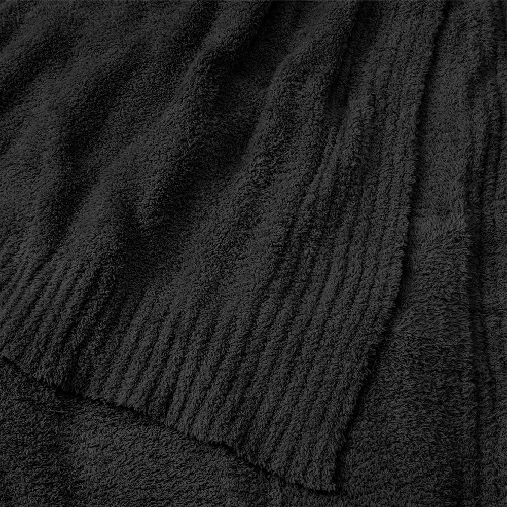 Buttery Soft Fluffy Knit Blanket