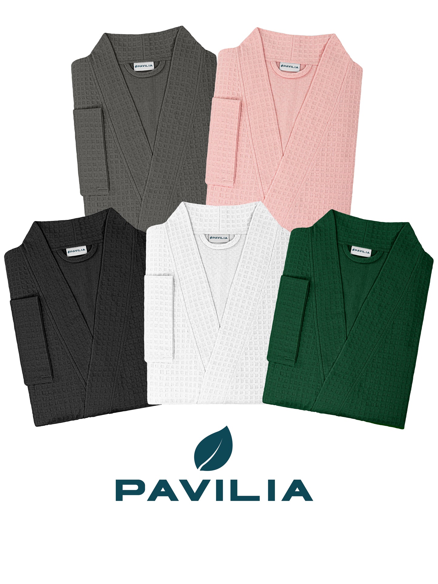 Women's Waffle Texture Knit Robe