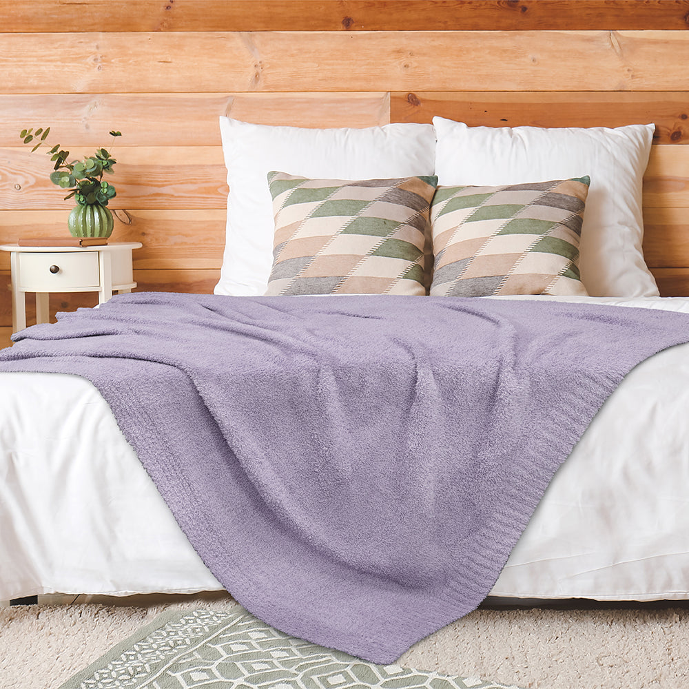 Buttery Soft Fluffy Knit Blanket