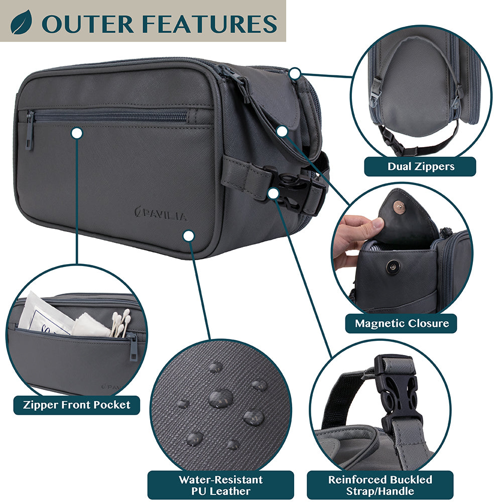 Men's Classic Dopp Kit Toiletry Bag