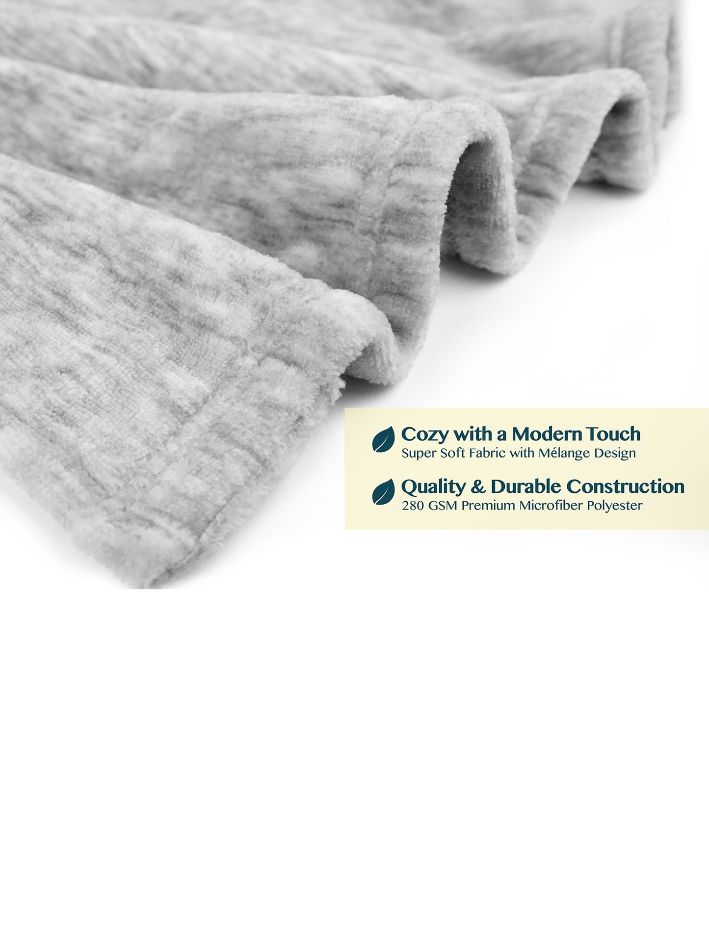 Women's Melange Fleece Robe