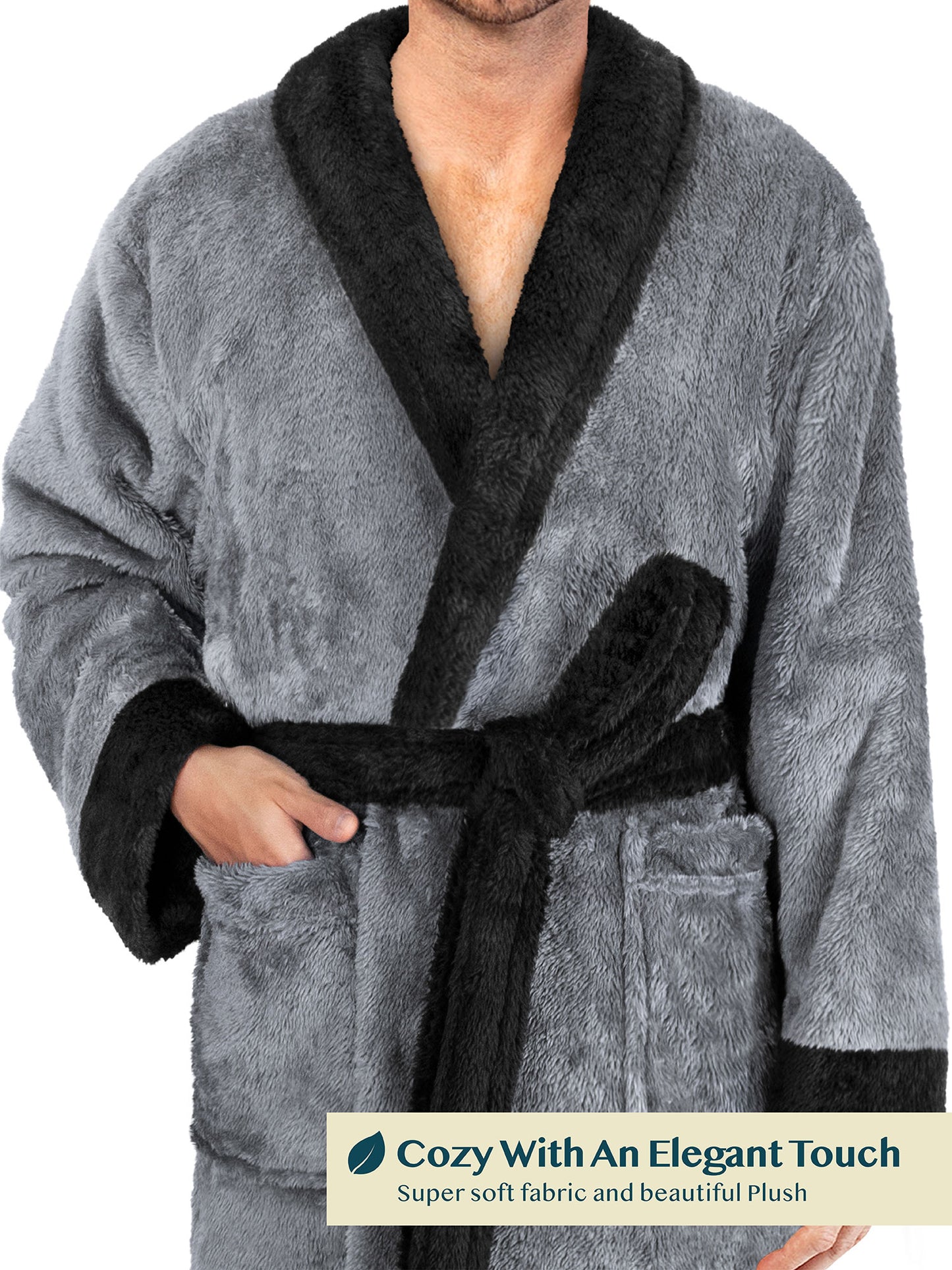 Men's Sherpa Fluffy Robe