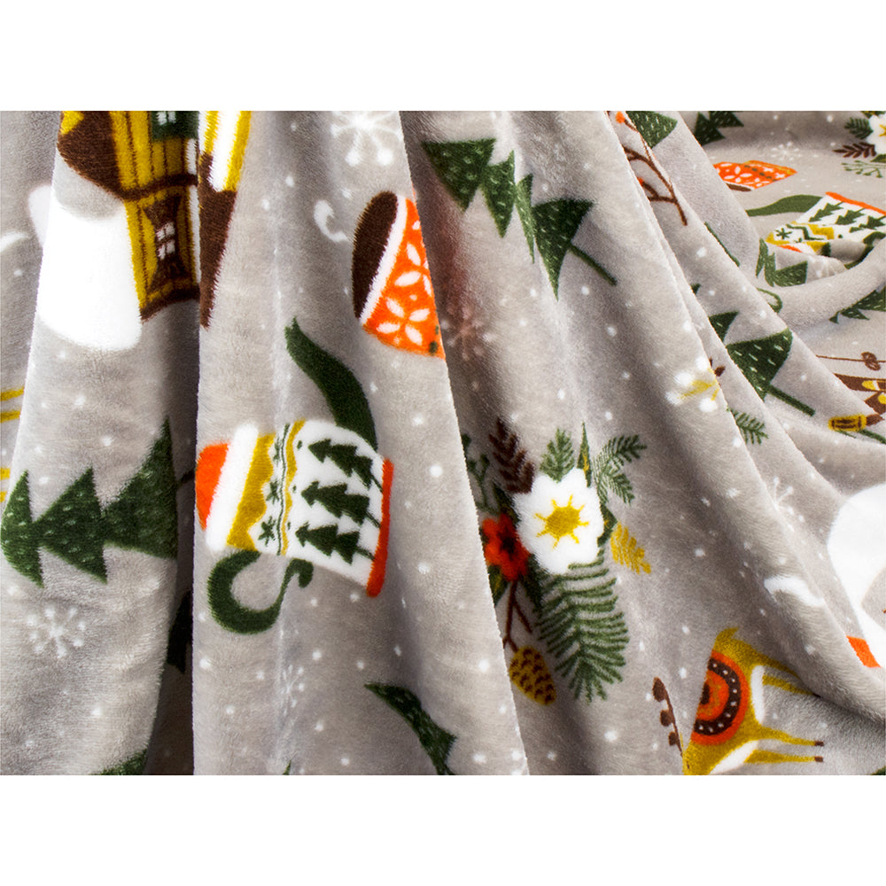 Christmas Fleece Throw Blanket