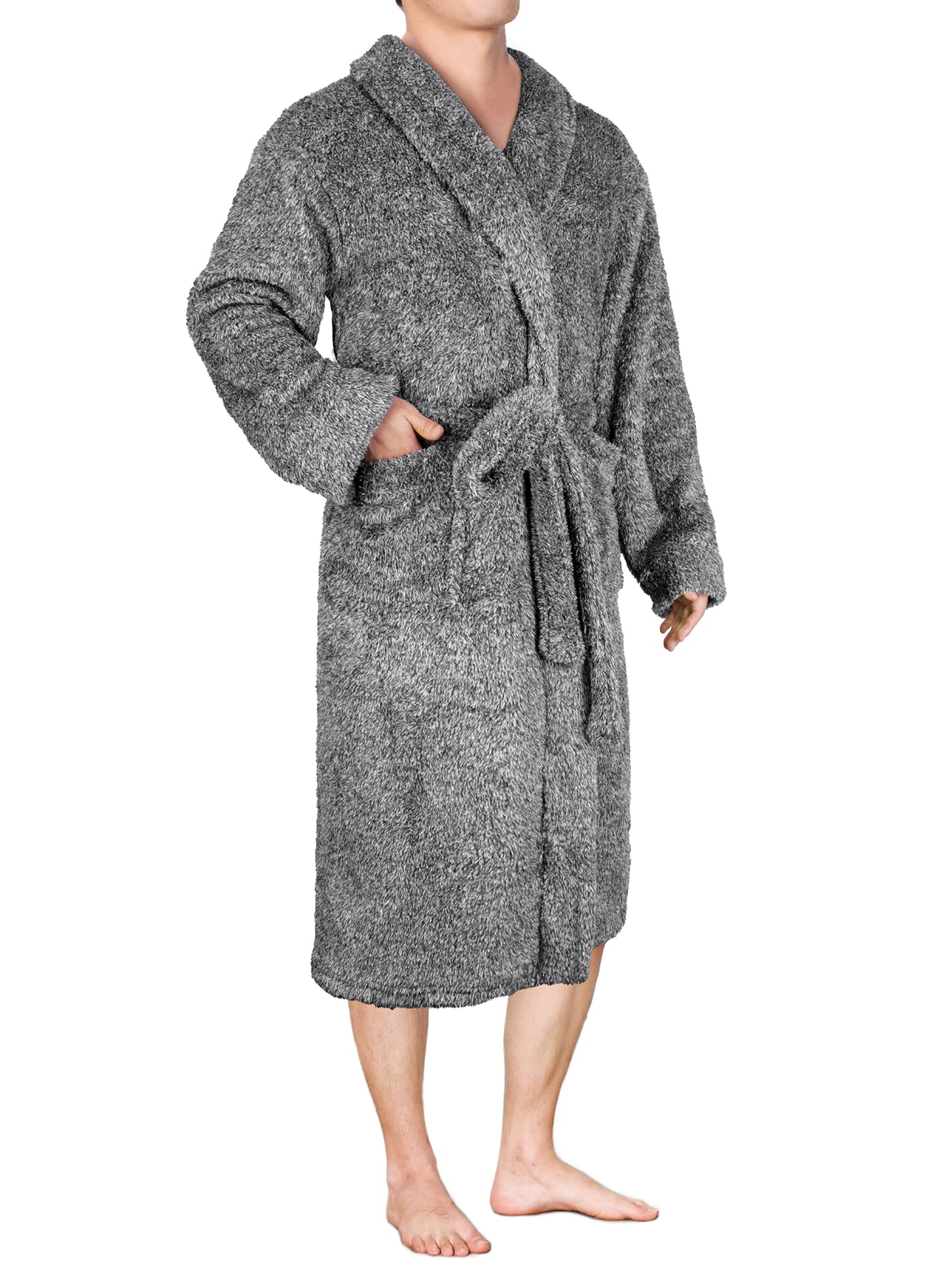 Men's Sherpa Fluffy Robe
