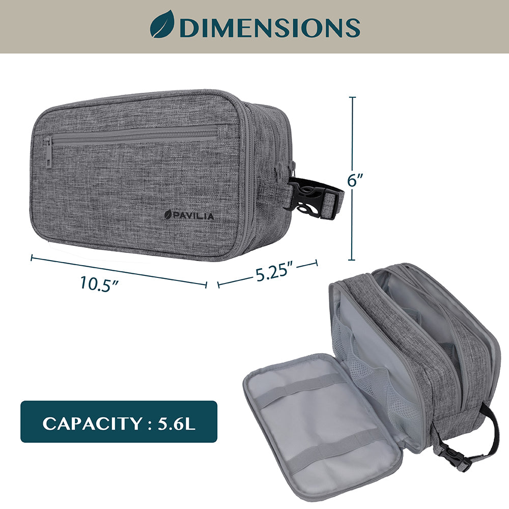 Men's Modern Dopp Kit Toiletry Bag