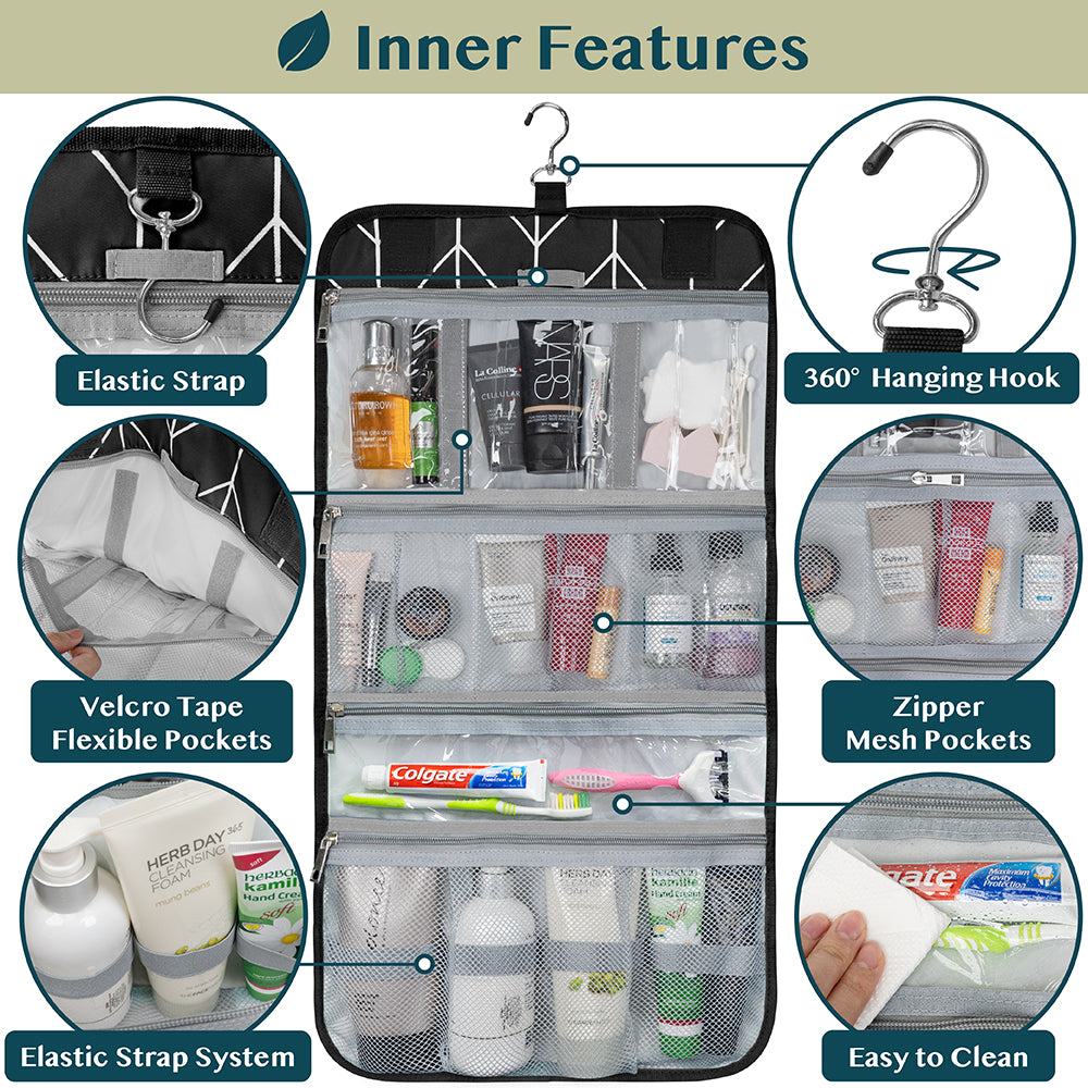 Rollout Hanging Toiletry Organizer Bag