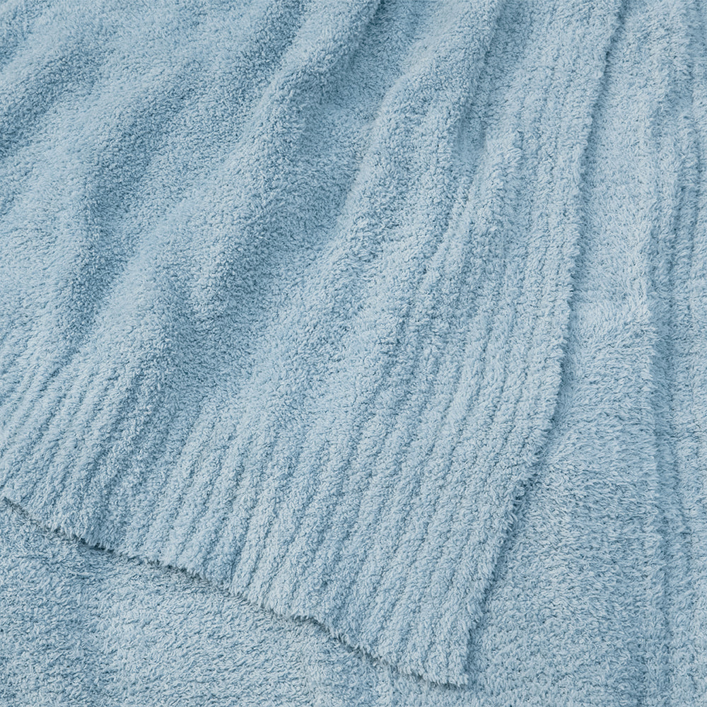 Buttery Soft Fluffy Knit Blanket