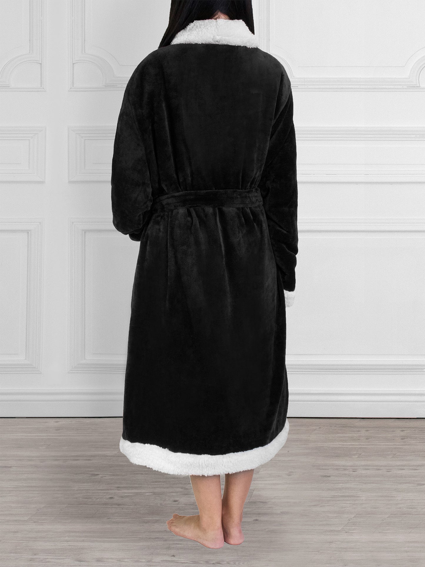Women's Premium Sherpa Fleece Robe