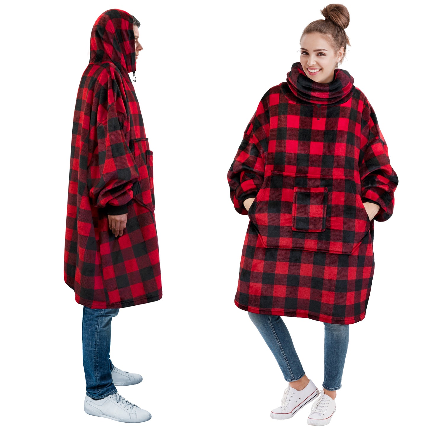 Neck Warmer Sweatshirt Hoodie Blanket