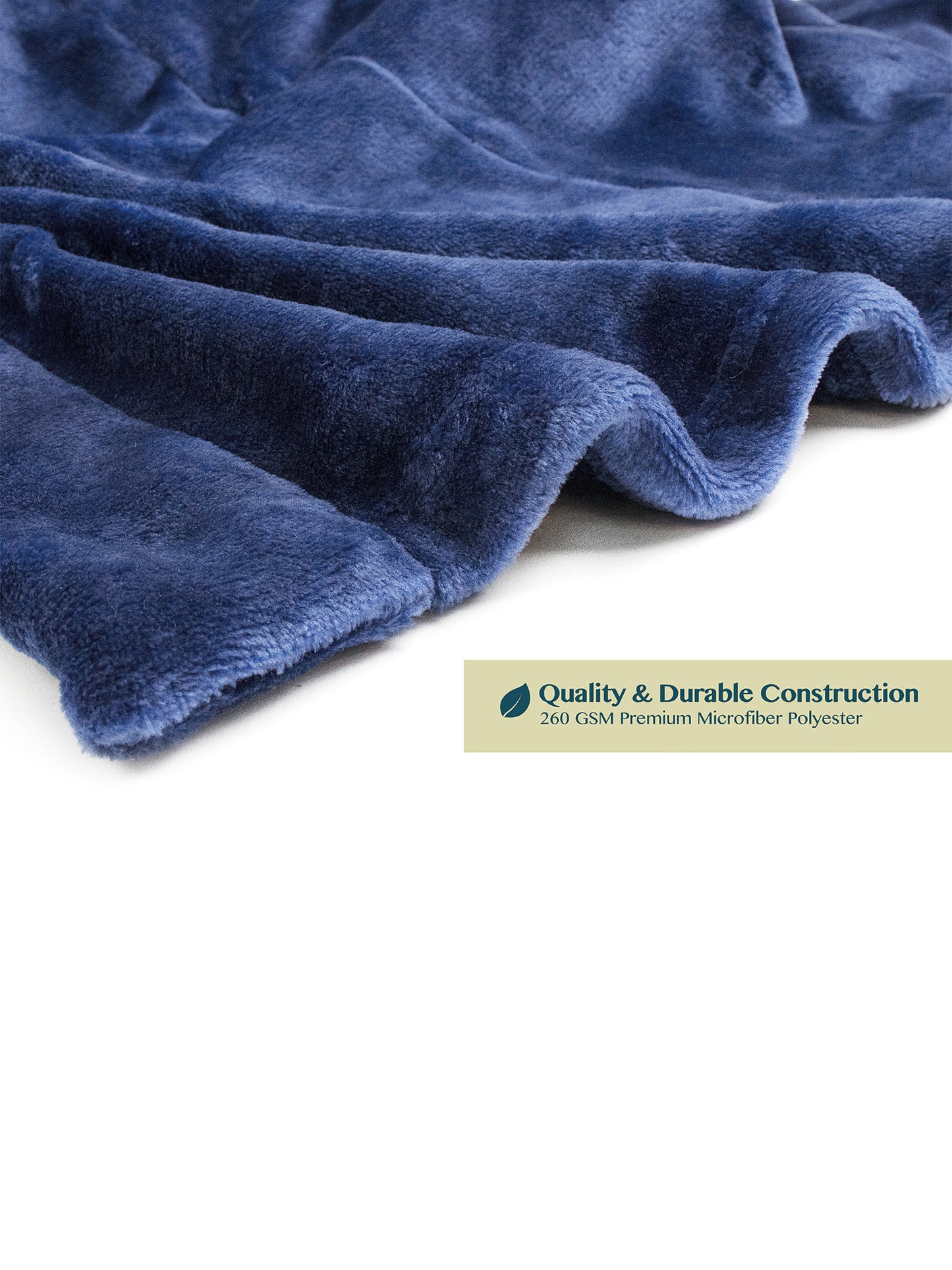 Men's Satin Trim Fleece Robe