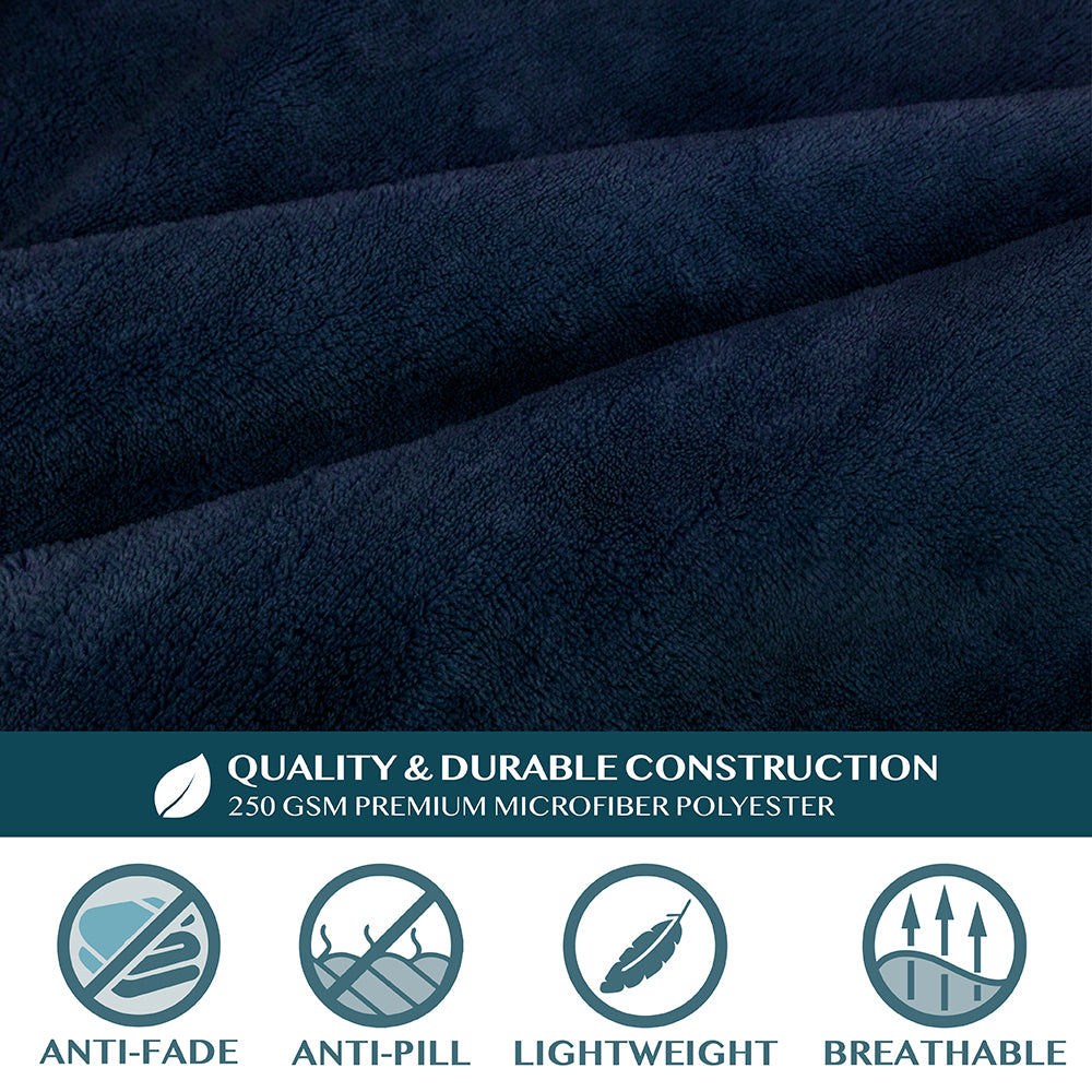 Blanket with Sleeves - Sherpa Trims