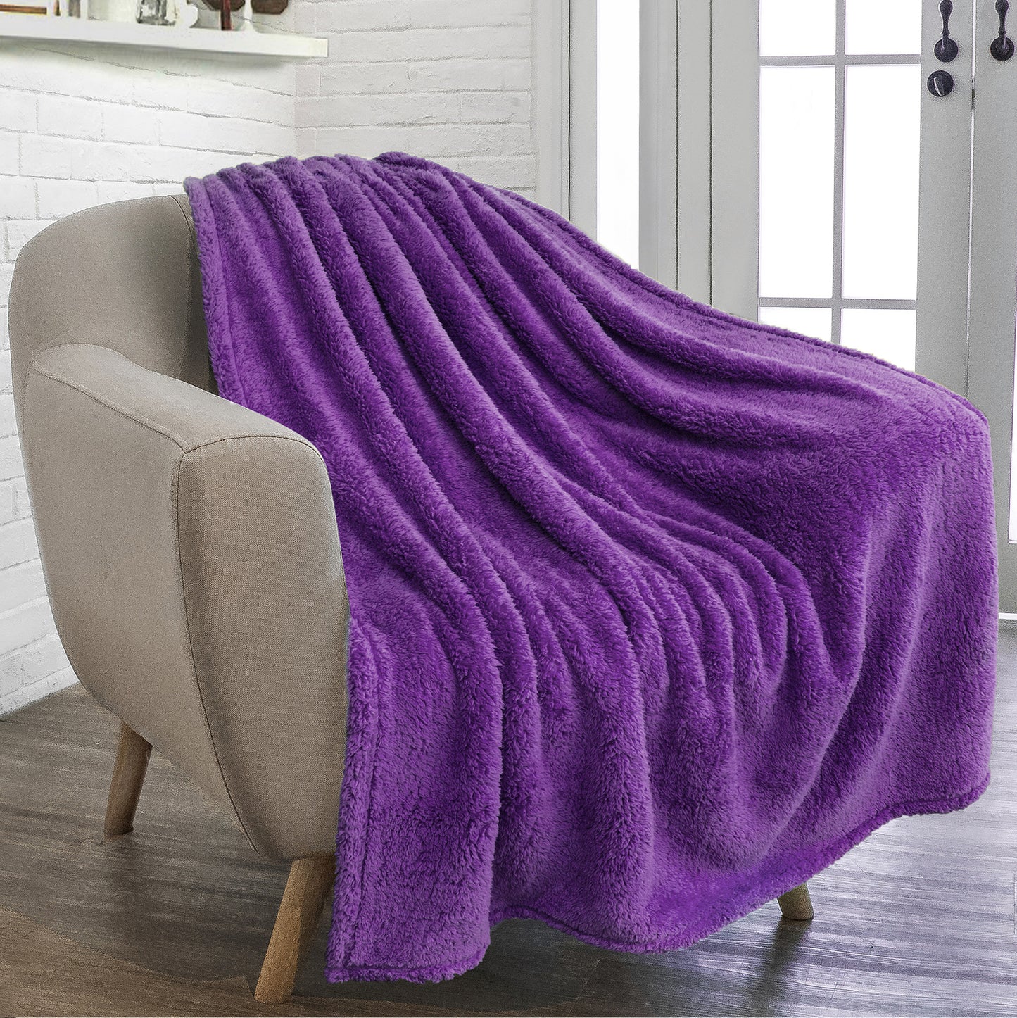 Plush Shaggy Sherpa Blanket
