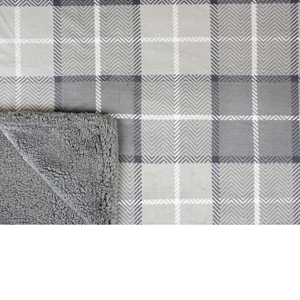 Plaid Sherpa Blanket