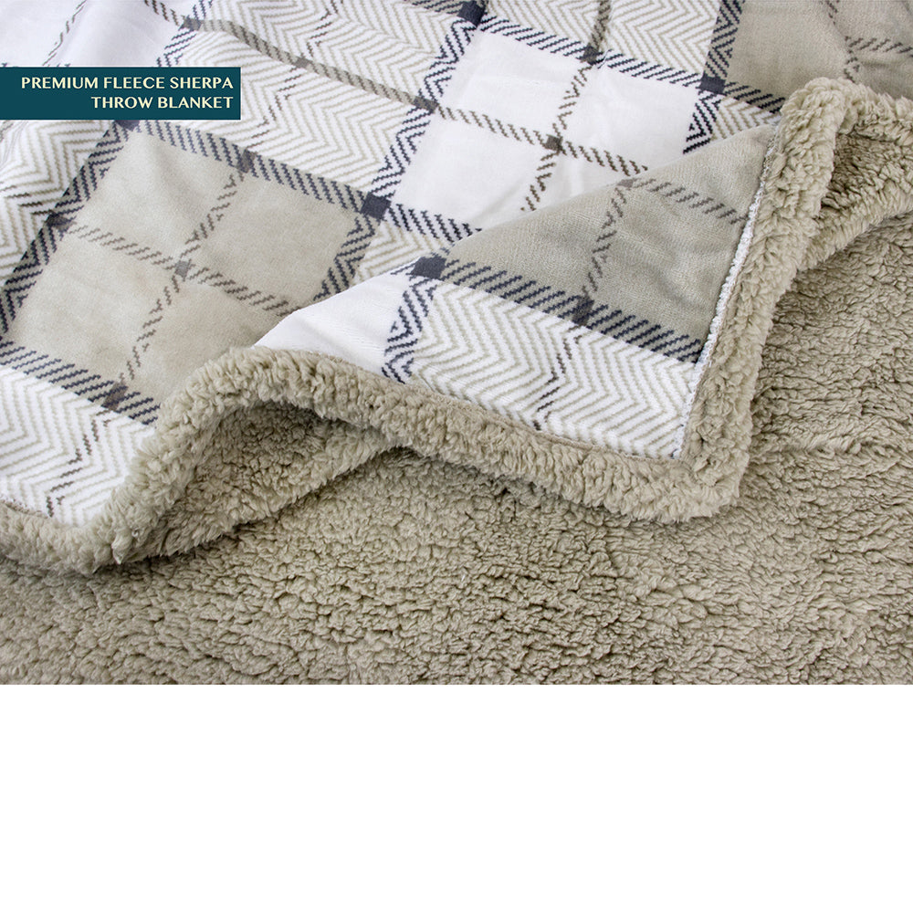 Plaid Sherpa Blanket