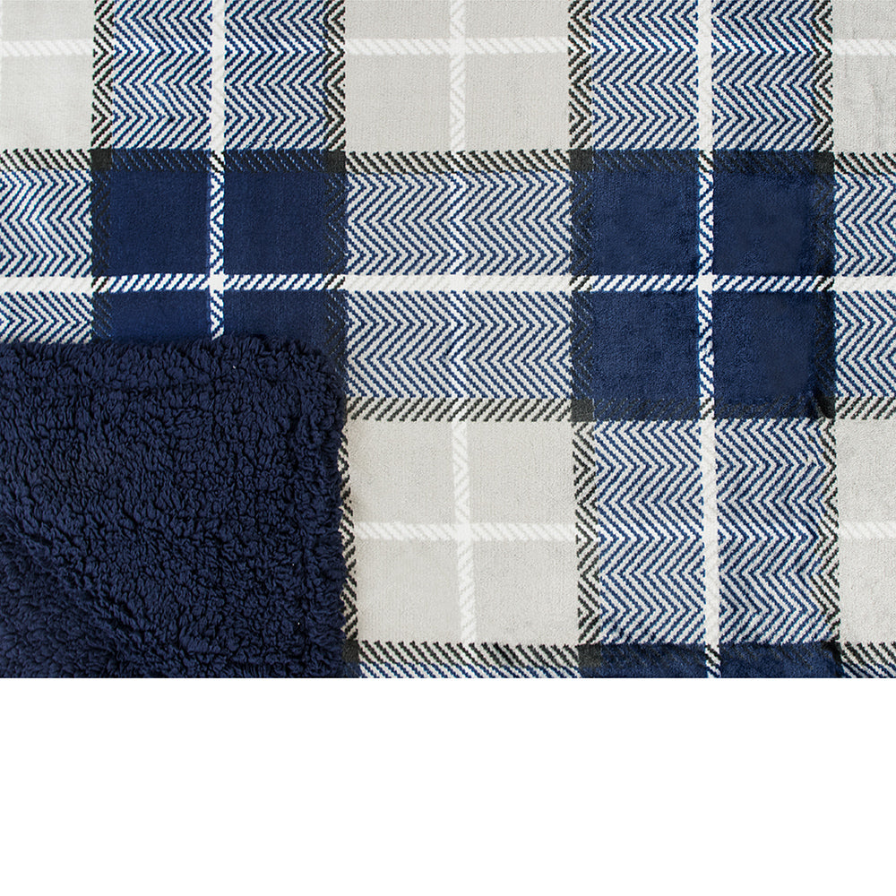 Plaid Sherpa Blanket