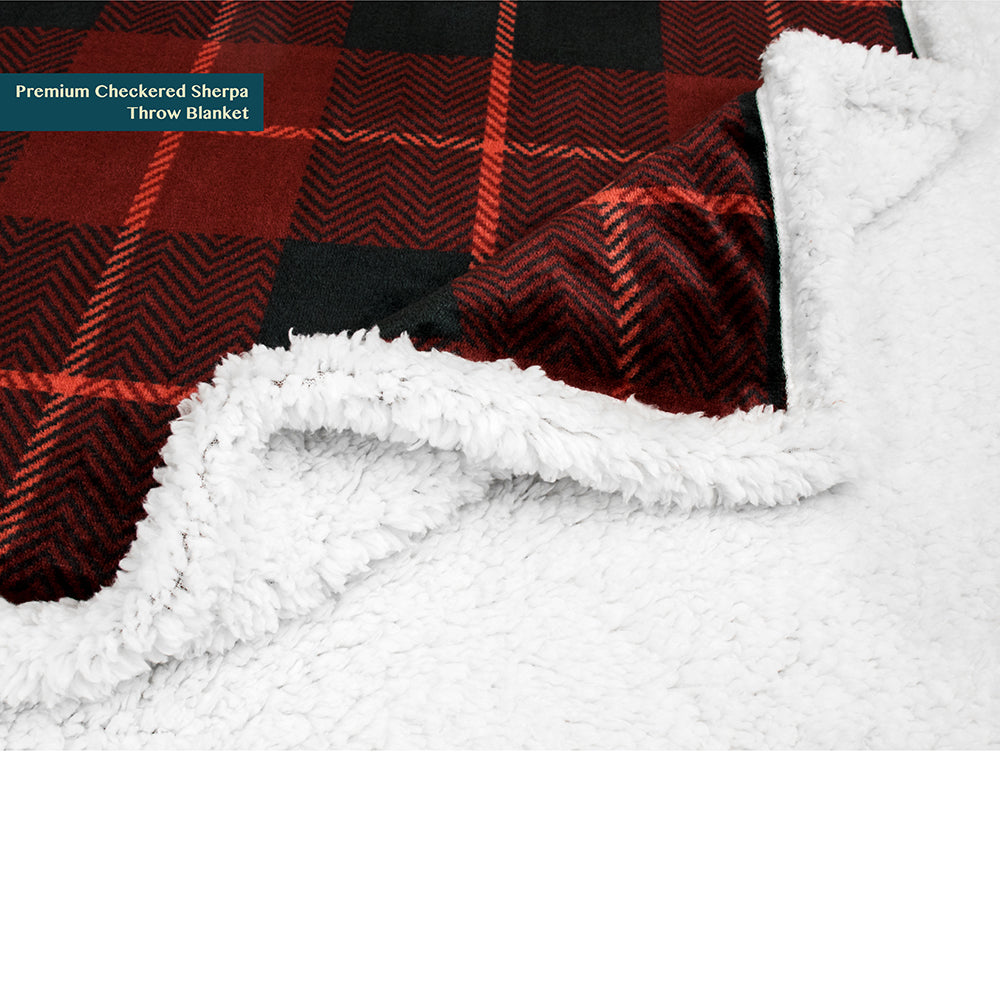 Plaid Sherpa Blanket