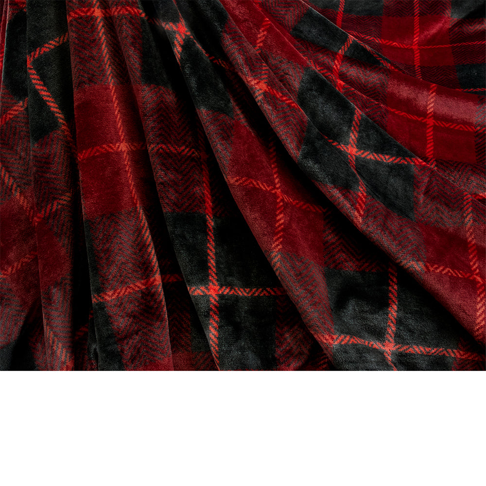 Plaid Sherpa Blanket