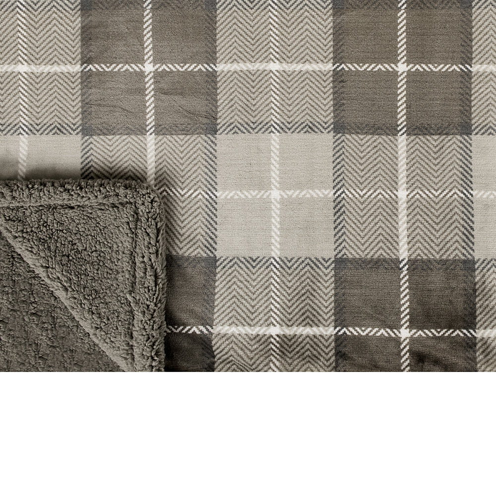 Plaid Sherpa Blanket