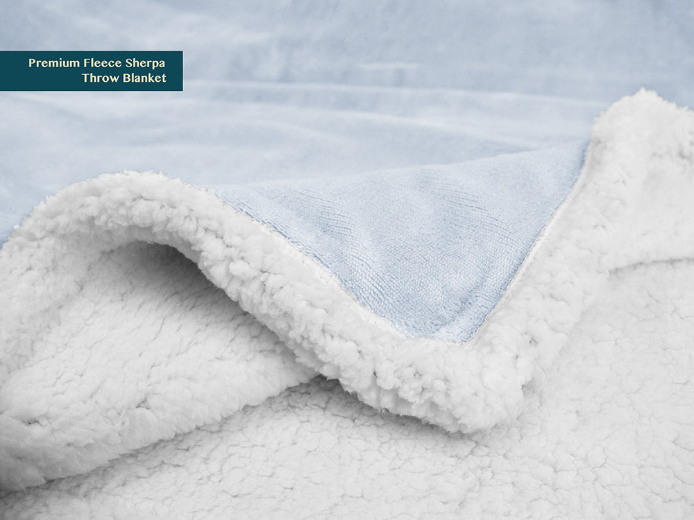 Premium Sherpa Fleece Throw Blanket
